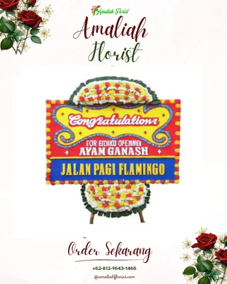 Sewa Papan Bunga Singkilwetan